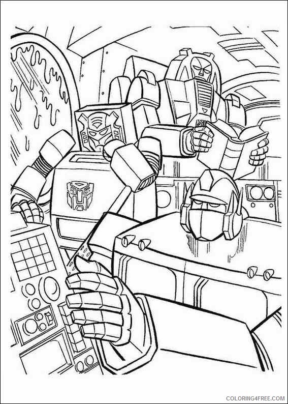 Transformers Coloring Pages TV Film transformers 004 Printable 2020 10616 Coloring4free