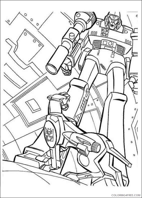 Transformers Coloring Pages TV Film transformers 009 Printable 2020 10621 Coloring4free