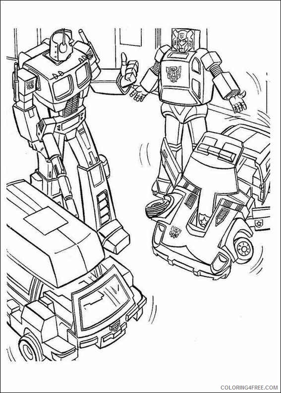 Transformers Coloring Pages TV Film transformers 012 Printable 2020 10624 Coloring4free