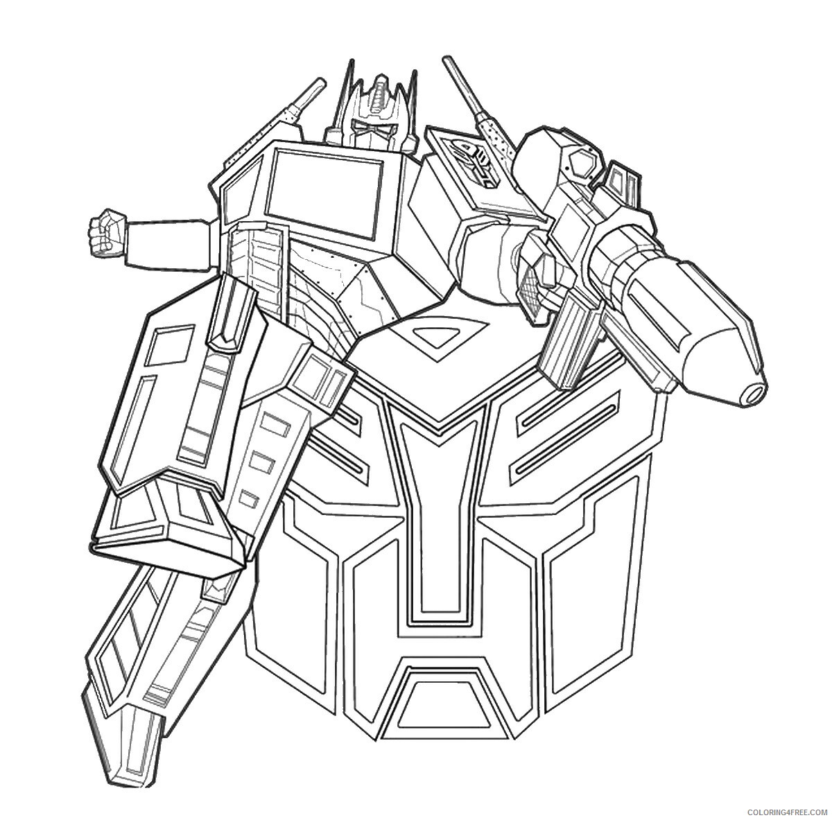 Transformers Coloring Pages TV Film transformers_cl_04 Printable 2020 10590 Coloring4free