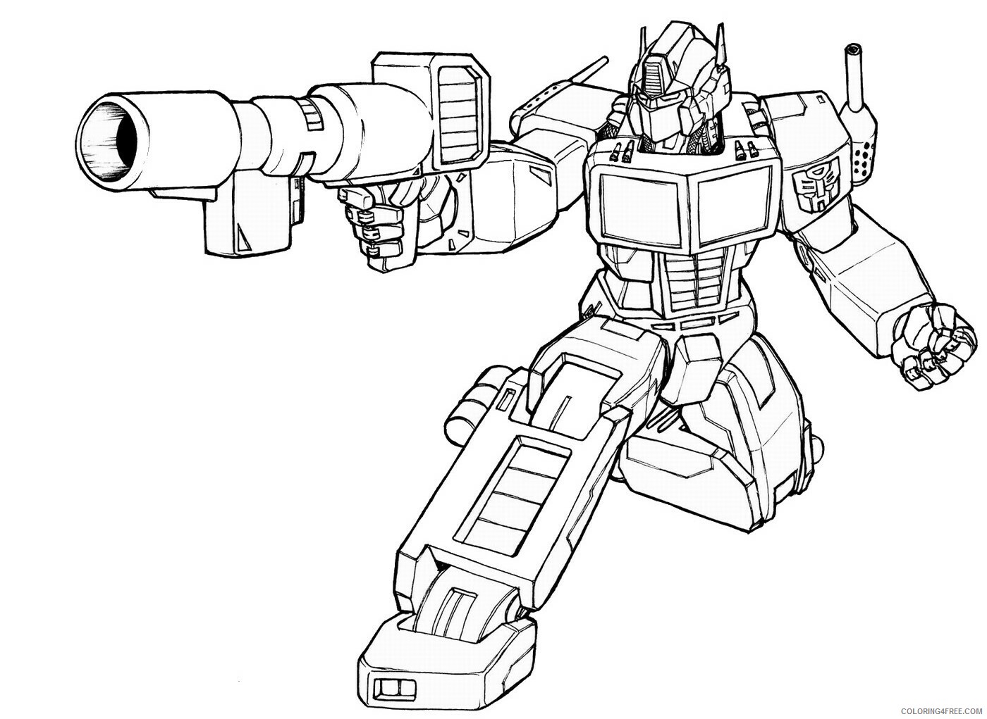 Transformers Coloring Pages TV Film transformers_cl_05 Printable 2020 10591 Coloring4free