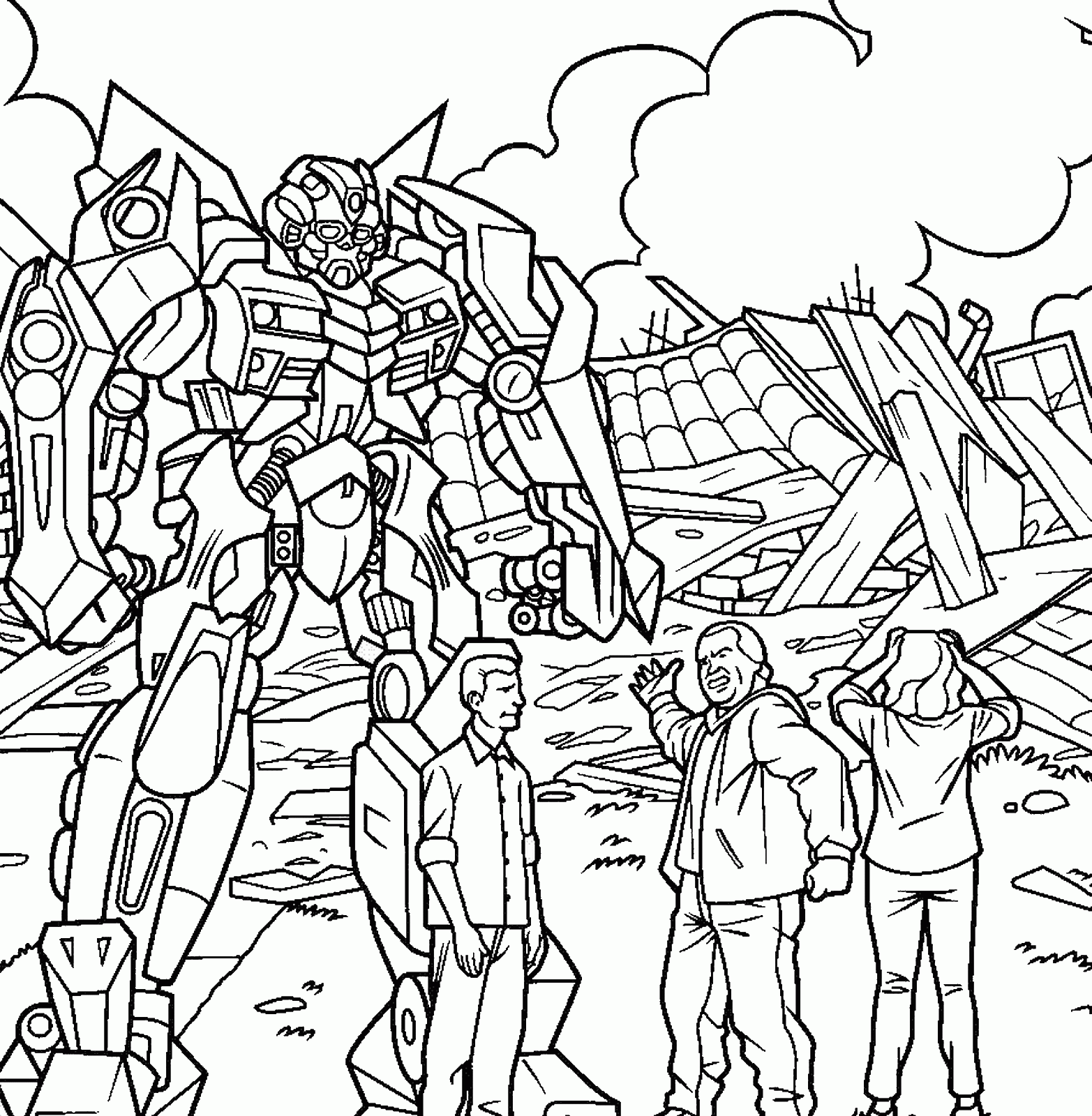 Transformers Coloring Pages TV Film transformers_cl_08 Printable 2020 10592 Coloring4free