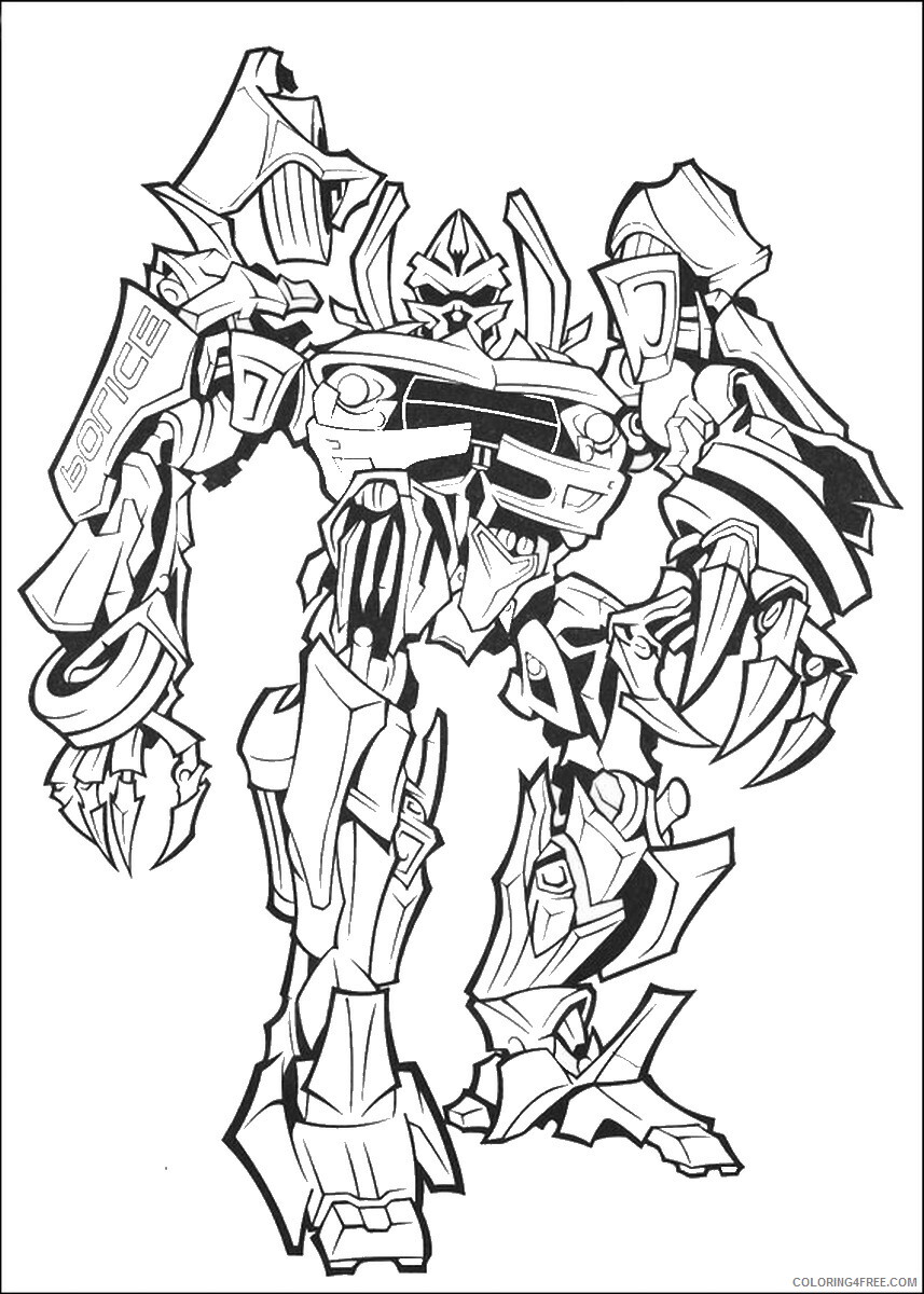 Transformers Coloring Pages TV Film transformers_cl_17 Printable 2020 10594 Coloring4free