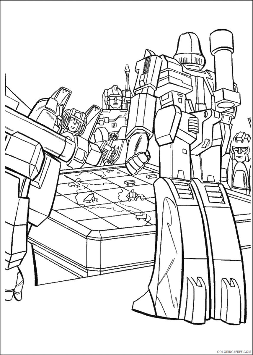 Transformers Coloring Pages TV Film transformers_cl_35 Printable 2020 10605 Coloring4free