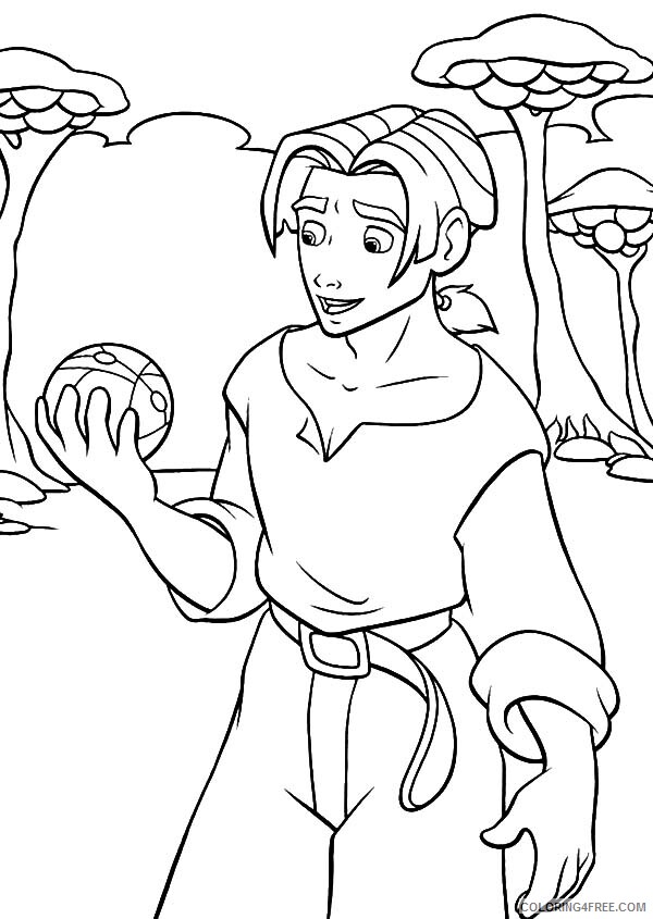 Treasure Planet Coloring Pages TV Film Jim Hawkins Hold the Sphere 2020 10744 Coloring4free