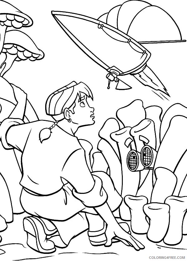 Treasure Planet Coloring Pages TV Film Jim Hiding from Enemy 2020 10751 Coloring4free