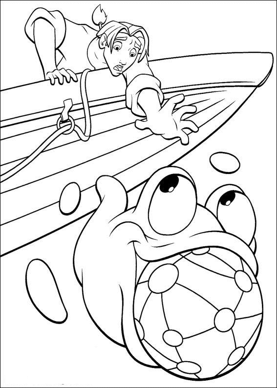 Treasure Planet Coloring Pages TV Film treasure planet 37 Printable 2020 10710 Coloring4free