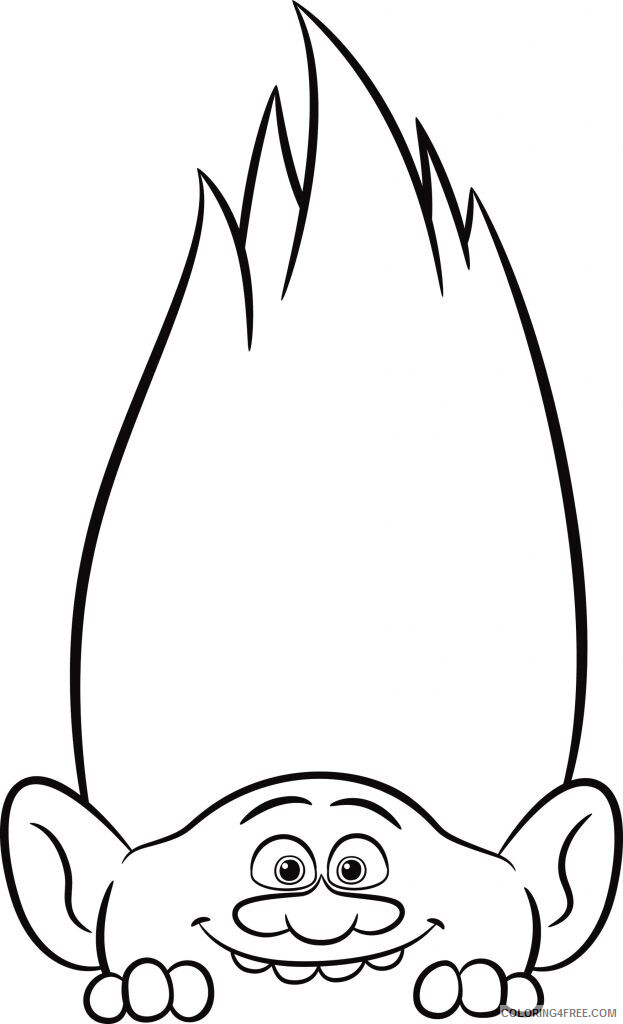 Trolls Coloring Pages TV Film Download Trolls Movie Free Printable 2020 10799 Coloring4free