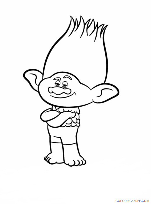 Trolls Coloring Pages TV Film Trolls Movie Frees Printable 2020 10860 Coloring4free