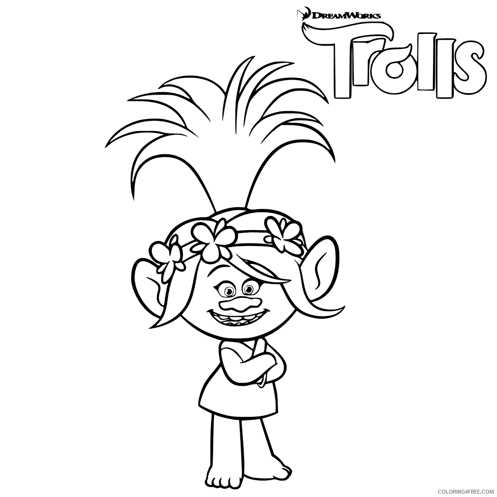 Trolls Coloring Pages TV Film Trolls Printable 2020 10820 Coloring4free