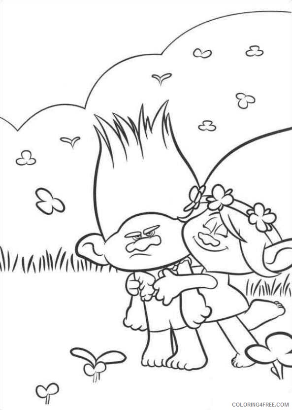 Trolls Coloring Pages TV Film trolls 01 Printable 2020 10813 Coloring4free