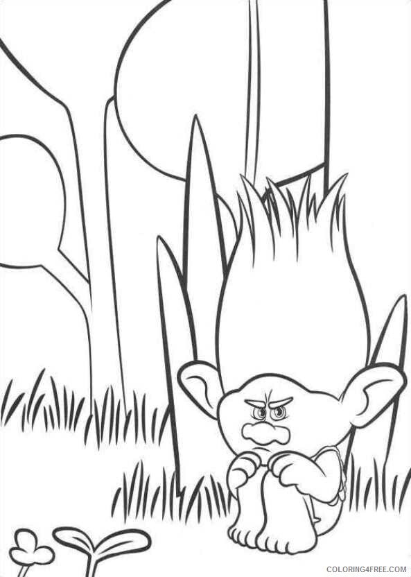 Trolls Coloring Pages TV Film trolls 04 Printable 2020 10814 Coloring4free
