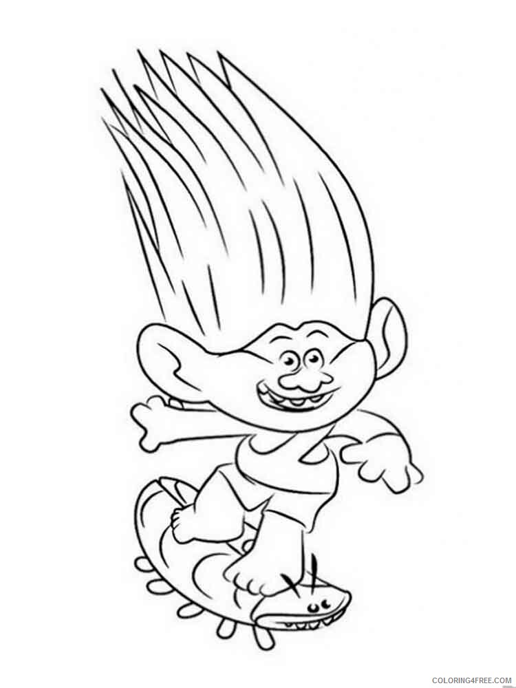 Trolls Coloring Pages TV Film trolls 2 Printable 2020 10838 Coloring4free