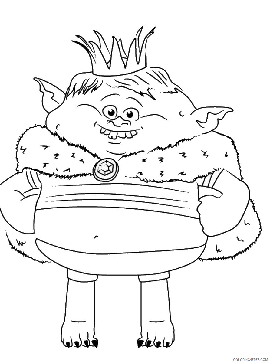 Trolls Coloring Pages TV Film trolls movie13 Printable 2020 10844 Coloring4free