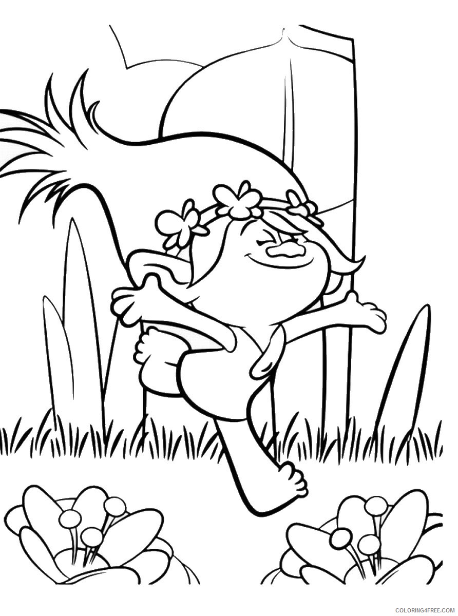 Trolls Coloring Pages TV Film trolls movie7 Printable 2020 10850 Coloring4free
