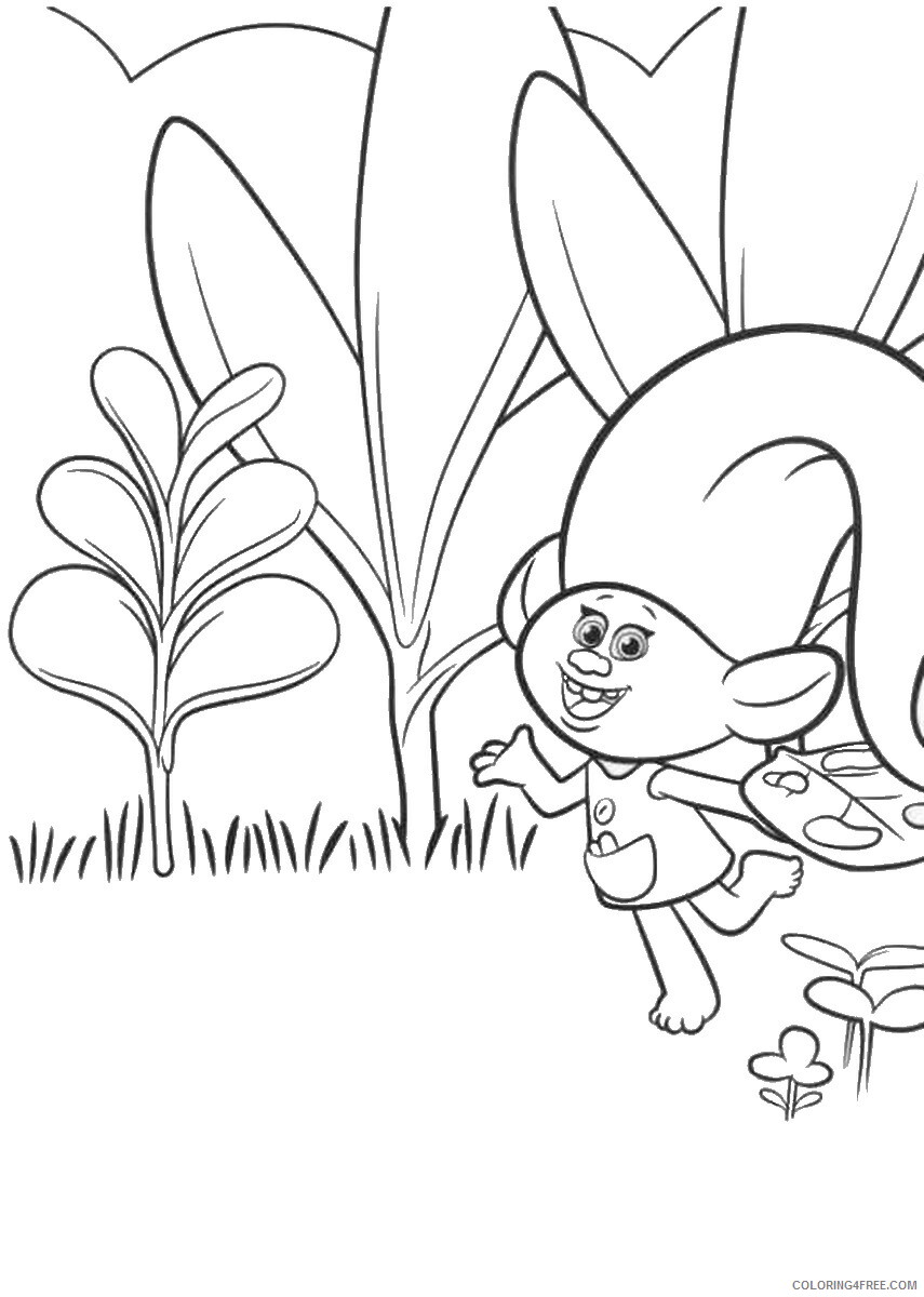 Trolls Coloring Pages TV Film trolls22 Printable 2020 10826 Coloring4free