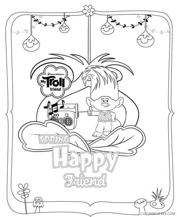 Trolls Coloring Pages TV Film wonder day trolls Printable 2020 10792 Coloring4free