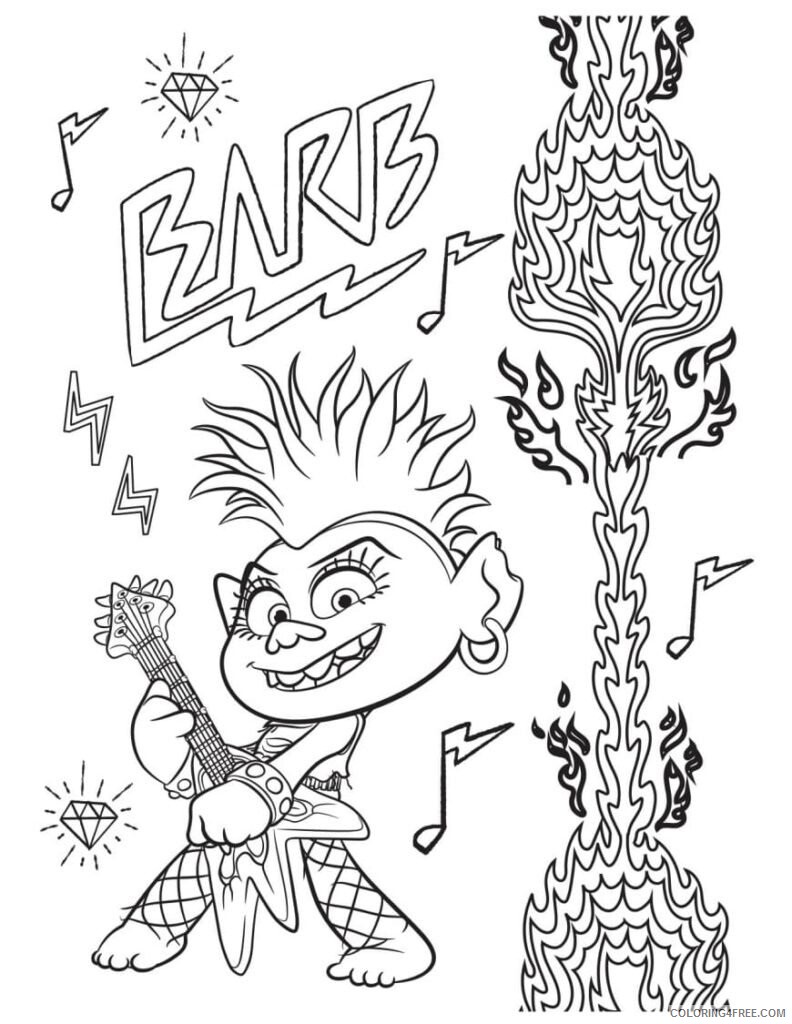 Trolls Coloring Pages TV Film wonder day trolls Printable 2020 10794 Coloring4free