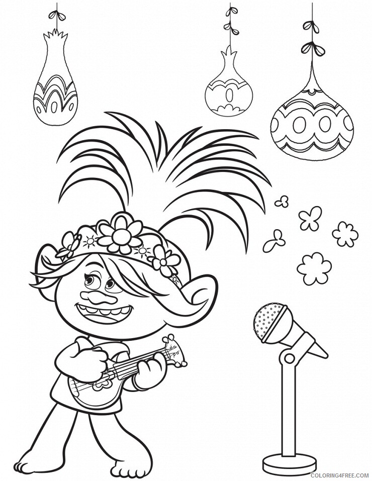 Trolls Coloring Pages TV Film world_tour_coloring Printable 2020 10775 Coloring4free