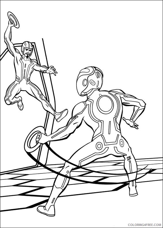 Tron Coloring Pages TV Film Printable Tron Printable 2020 10874 Coloring4free