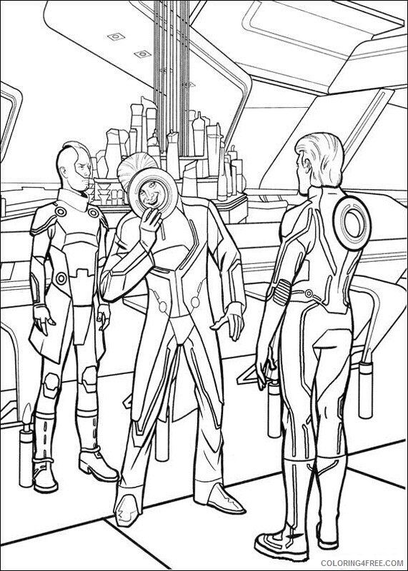 Tron Coloring Pages TV Film Tron Images Printable 2020 10893 Coloring4free