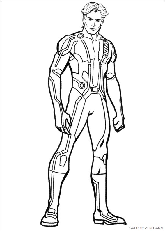 Tron Coloring Pages TV Film Tron Printable 2020 10890 Coloring4free