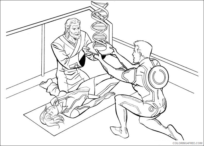 Tron Coloring Pages TV Film Tron Printable 2020 10895 Coloring4free