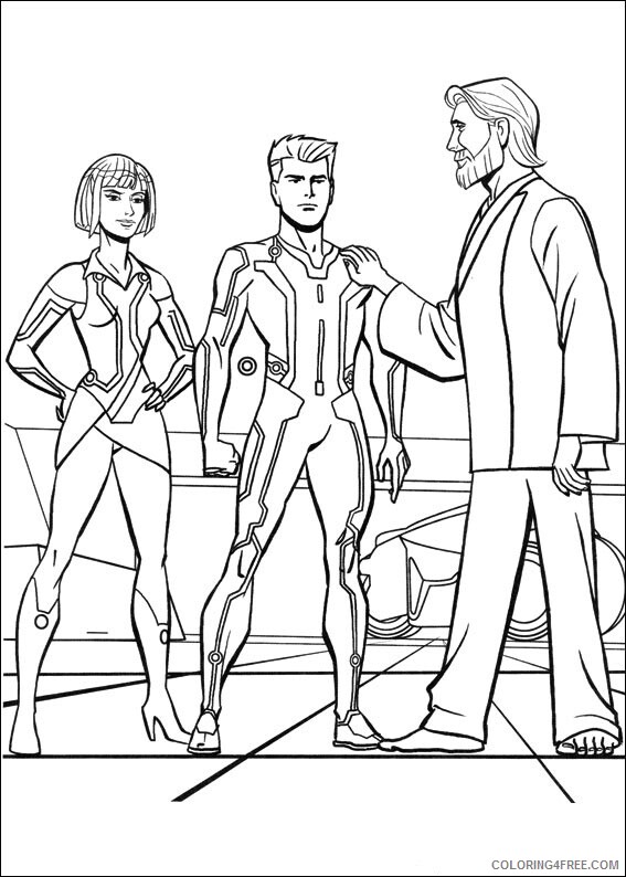 Tron Coloring Pages TV Film Tron To Print Printable 2020 10896 Coloring4free