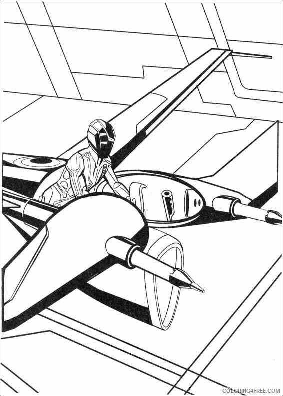 Tron Coloring Pages TV Film tron U5yao Printable 2020 10886 Coloring4free