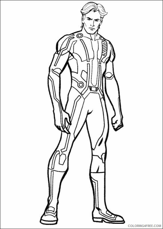 Tron Coloring Pages TV Film tron iaCae Printable 2020 10878 Coloring4free