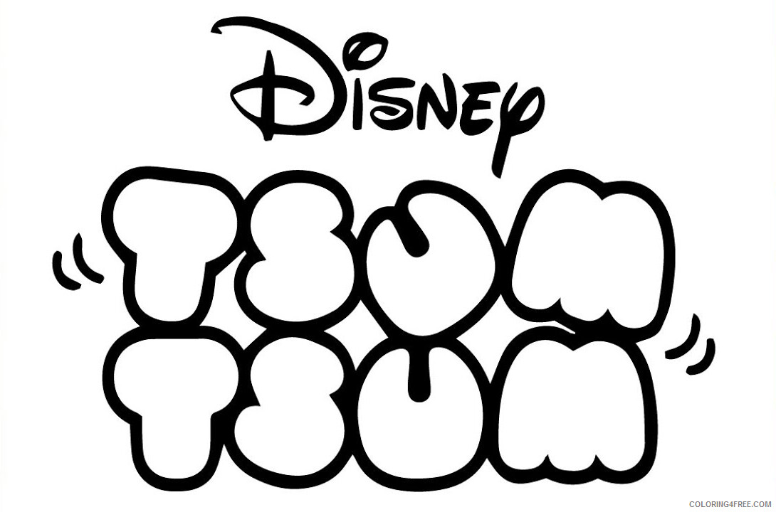 Tsum Tsum Coloring Pages TV Film Disney Tsum Tsum Printable 2020 10902 Coloring4free