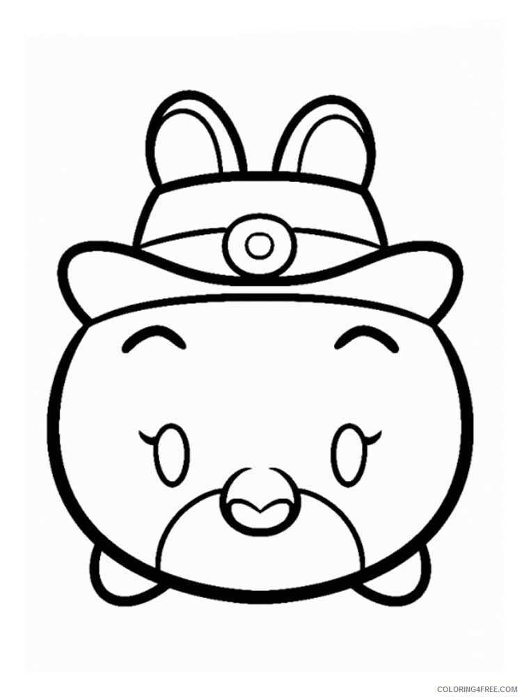 Tsum Tsum Coloring Pages Tv Film Tsum Tsum 19 Printable 2020 10920 Coloring4free Coloring4free Com