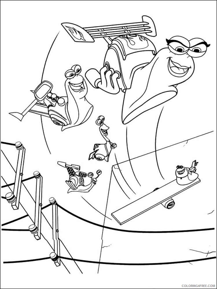 Turbo Fast Coloring Pages TV Film dreamworks turbo 14 Printable 2020 10945 Coloring4free