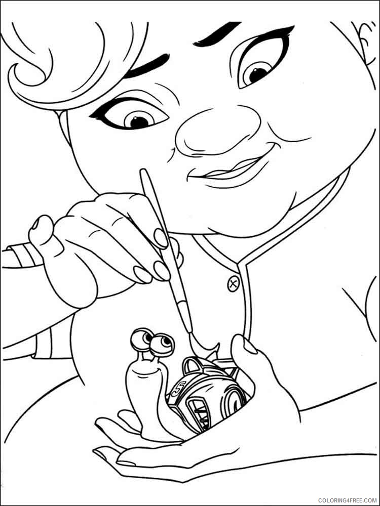 Turbo Fast Coloring Pages TV Film dreamworks turbo 17 Printable 2020 10948 Coloring4free