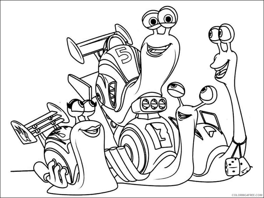 Turbo Fast Coloring Pages TV Film dreamworks turbo 19 Printable 2020 10950 Coloring4free