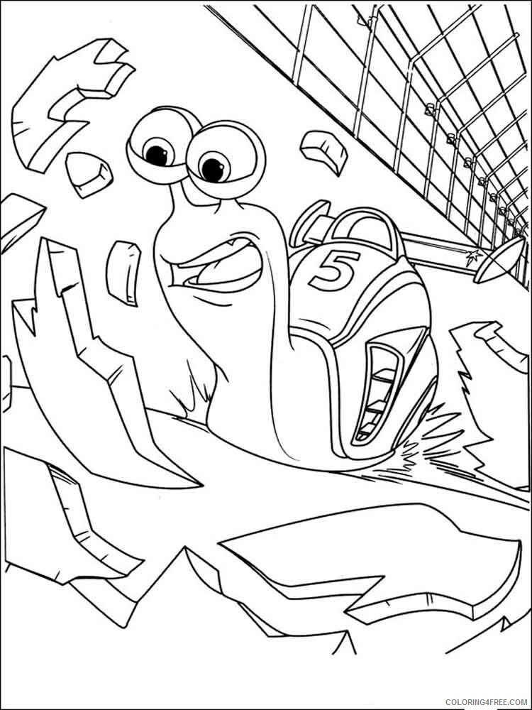 Turbo Fast Coloring Pages TV Film dreamworks turbo 20 Printable 2020 10951 Coloring4free