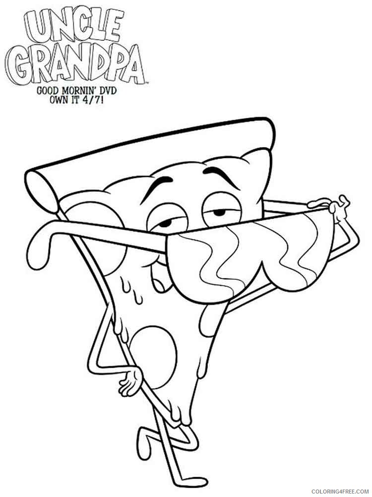 Uncle Grandpa Coloring Pages TV Film uncle grandpa 5 Printable 2020 11013 Coloring4free