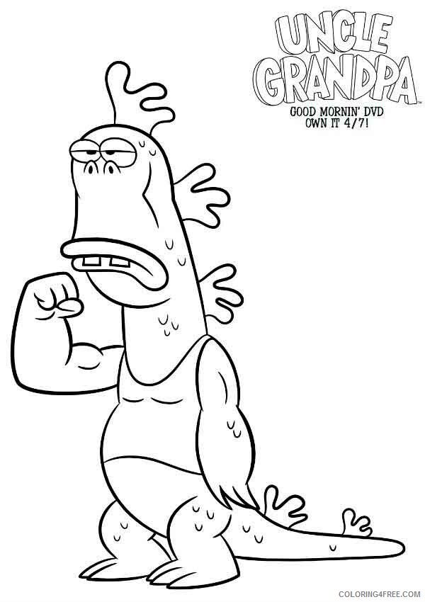 Uncle Grandpa Coloring Pages TV Film uncle grandpa 7 Printable 2020 11015 Coloring4free