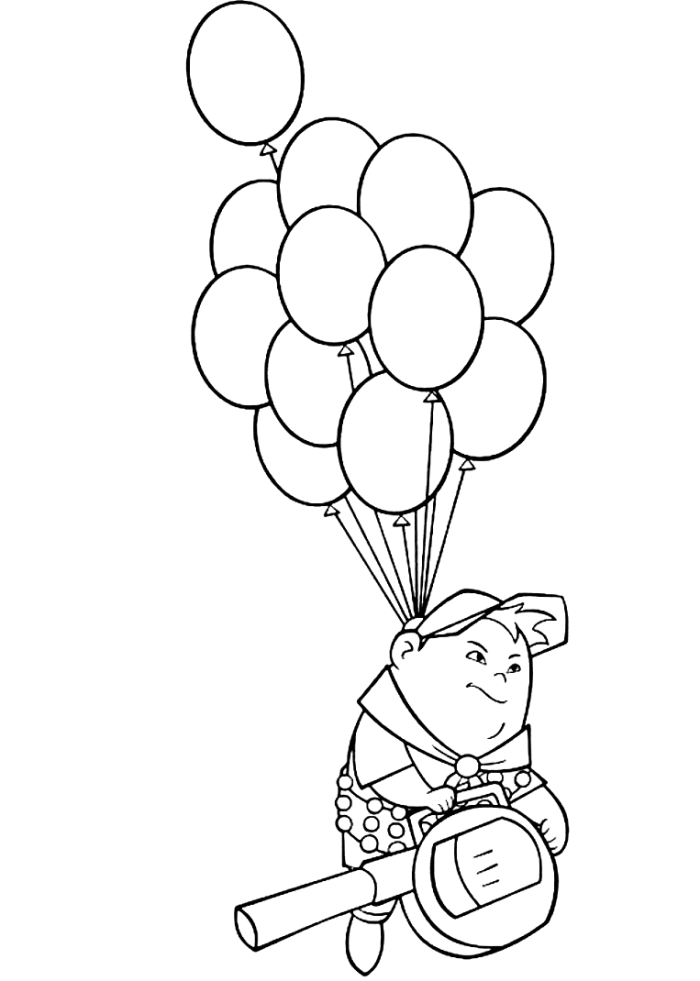 Up Coloring Pages TV Film Up Balloon Printable 2020 11023 Coloring4free