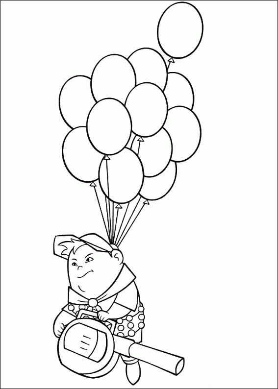 Up Coloring Pages TV Film pixar up russell Printable 2020 11022 Coloring4free