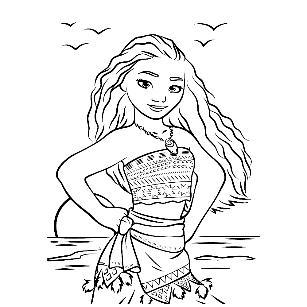 Vaiana Moana Coloring Pages TV Film Color Moana Printable 2020 11061 Coloring4free