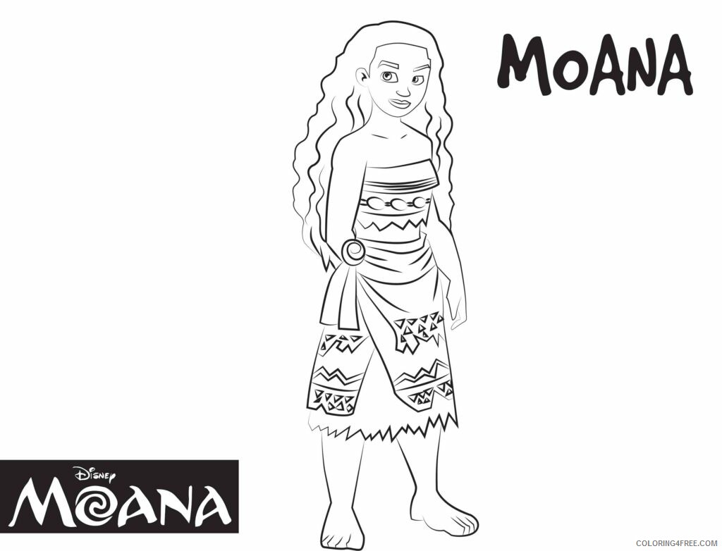Vaiana Moana Coloring Pages TV Film Free Moana Printable 2020 11063 Coloring4free