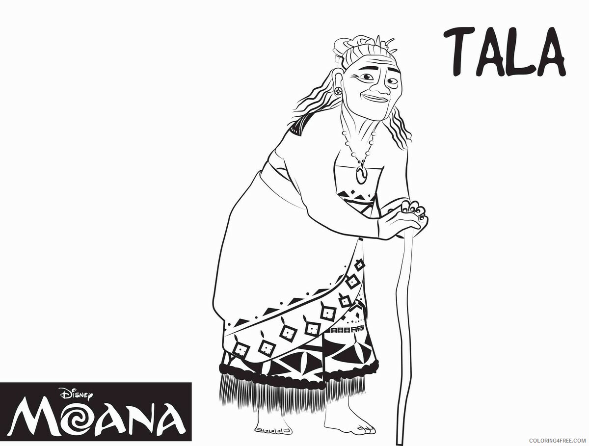 Vaiana Moana Coloring Pages TV Film moana_coloring_page3 Printable 2020 11071 Coloring4free