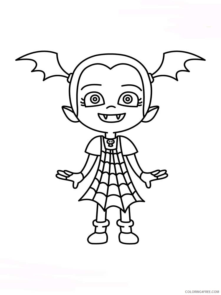 Featured image of post Vampirina Coloring Pages Free