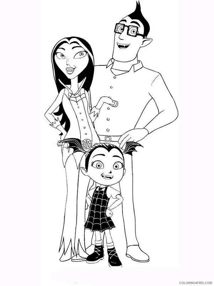 Vampirina Coloring Pages TV Film vampirina 7 Printable 2020 11108 Coloring4free