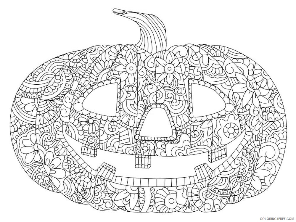 Vegetable Zentangle Coloring Pages zentangle Pumpkin 11 Printable 2020 869 Coloring4free