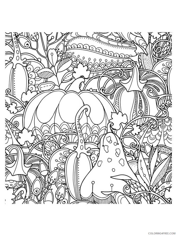 Vegetable Zentangle Coloring Pages zentangle Vegetables 1 Printable 2020 877 Coloring4free