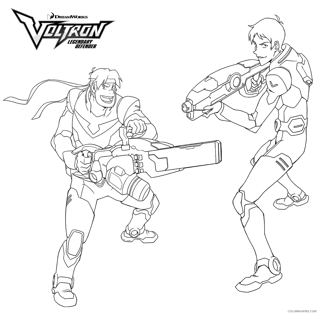 Voltron Coloring Pages TV Film Voltron Printable 2020 11122 Coloring4free