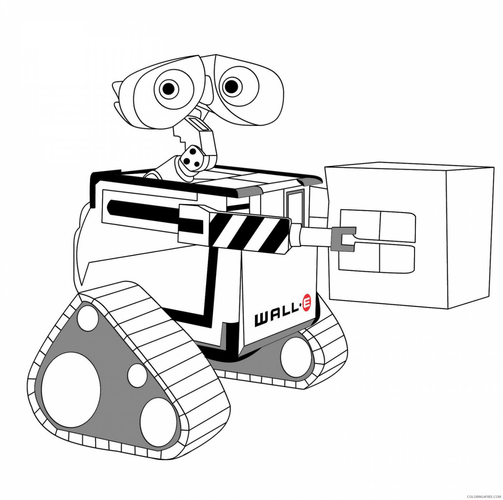 WALL E Coloring Pages TV Film Printable Wall E Printable 2020 11147 Coloring4free