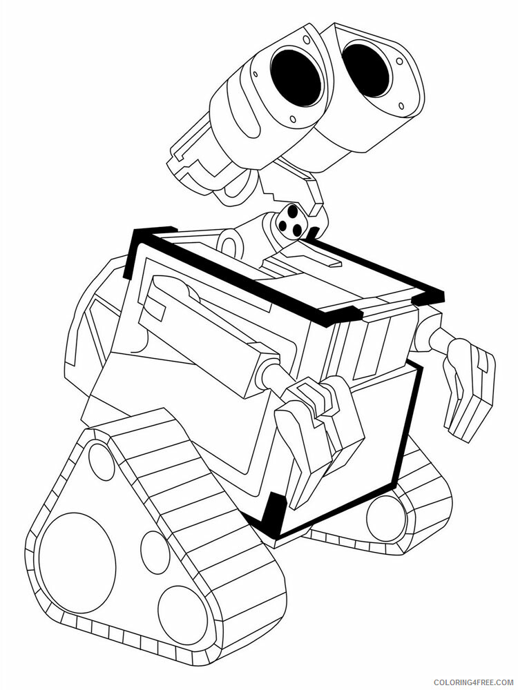 WALL E Coloring Pages TV Film WALL E 12 Printable 2020 11184 Coloring4free